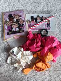 Barbie Gang Zestaw urodzinowy, zestaw balonów, toppery, banner