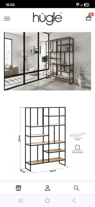 Regał industrialny Hugle Warszawa