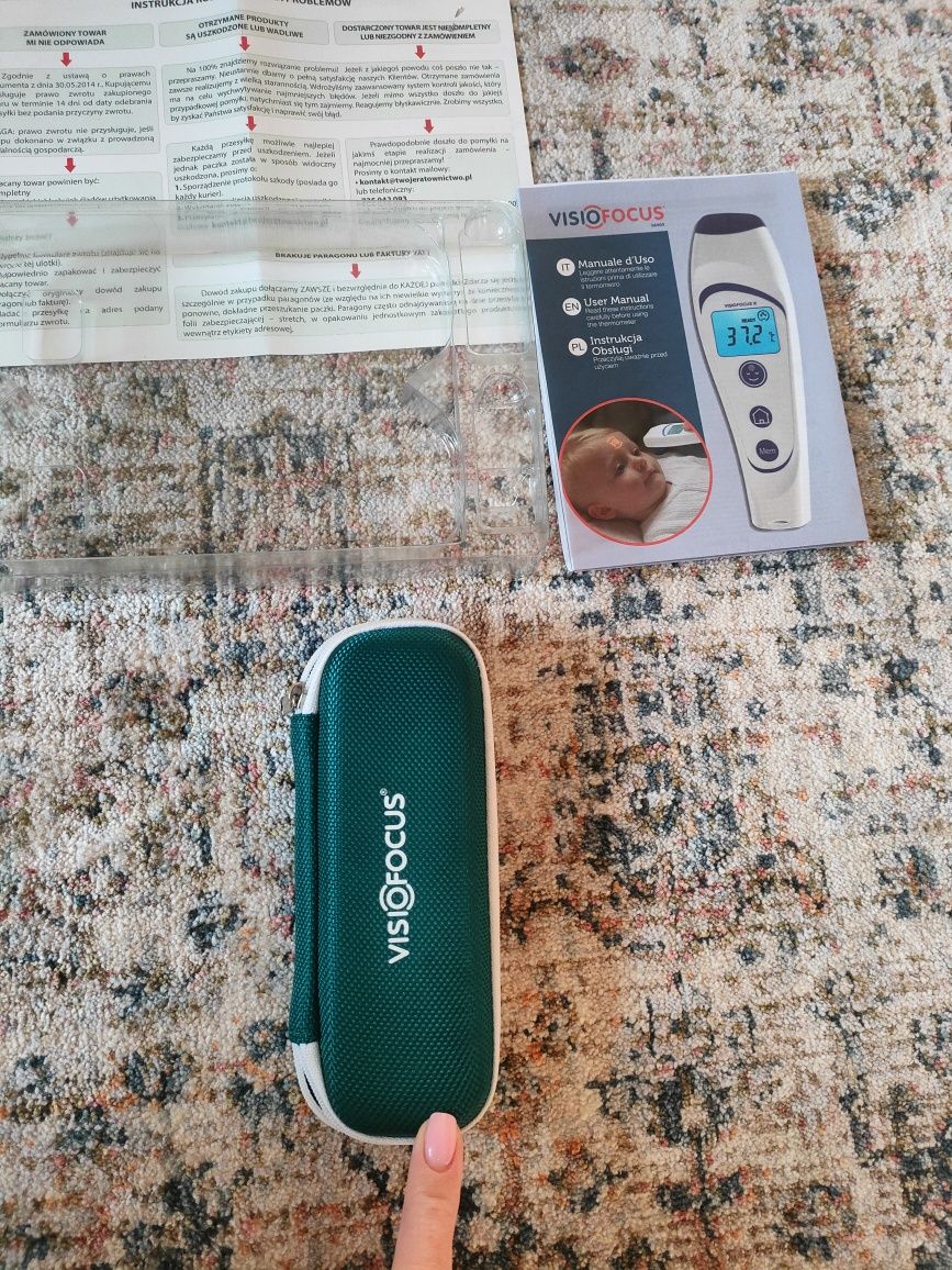Visiofocus 06400 Termometr bezdotykowy na podczerwień + etui