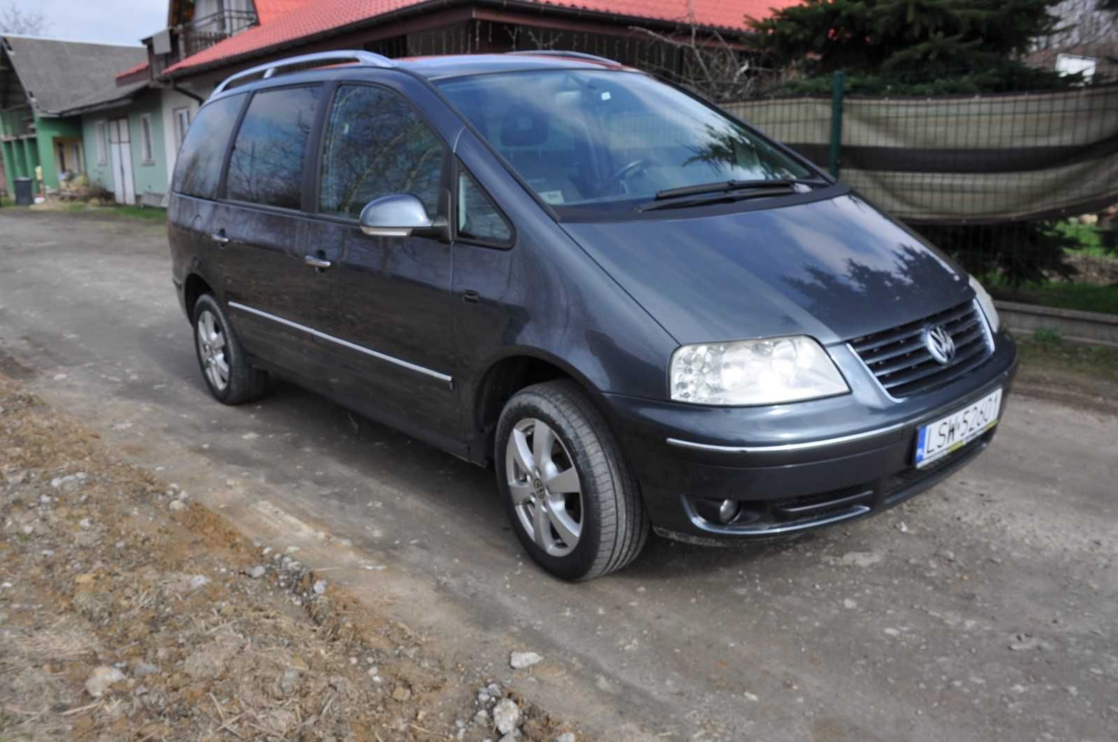 Vw Sharan FL LIFT 1.8 Turbo Benzyna 2007 rok 7 osobowy długie opłaty