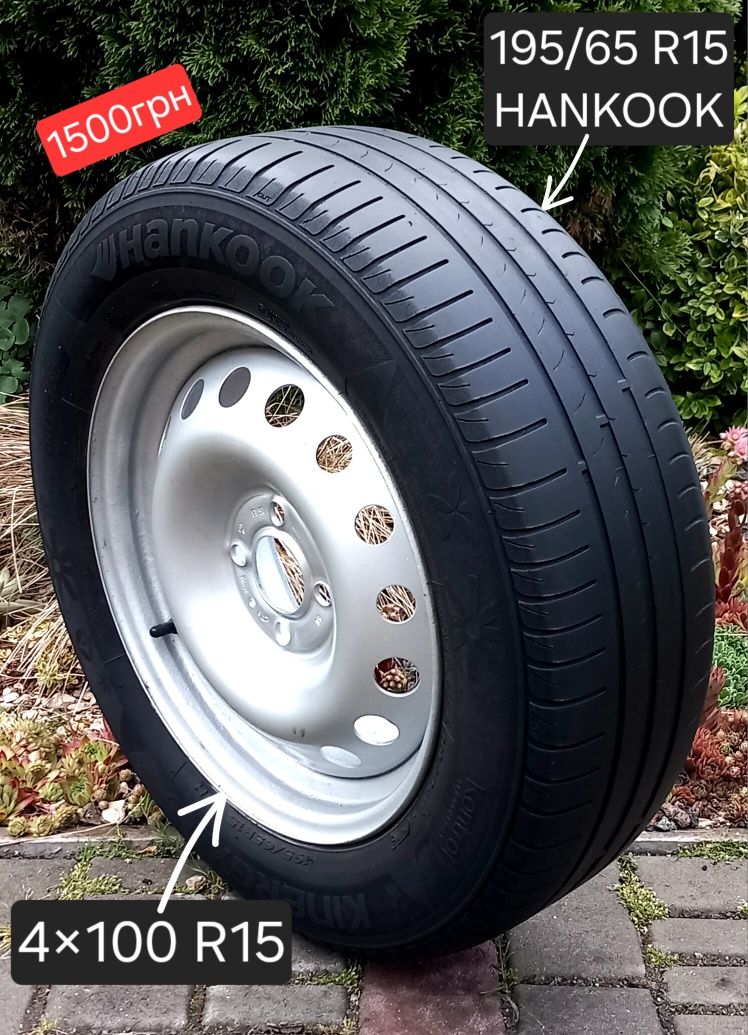 Запаска R15 4×100 Рено Меган Канго Сценік Логан Кліо Акцент А