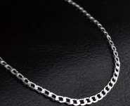925 silver Sterling łańcuszek męski lub damski 50 cm 2mm