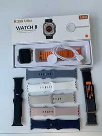 Smart watch 8 ultra novo com 8 braceletes