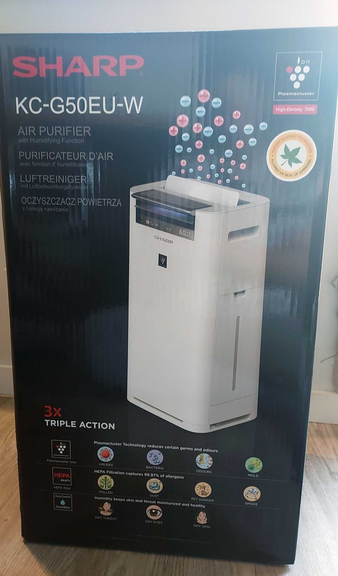 Oczyszczacz Sharp KC-G50EU-W