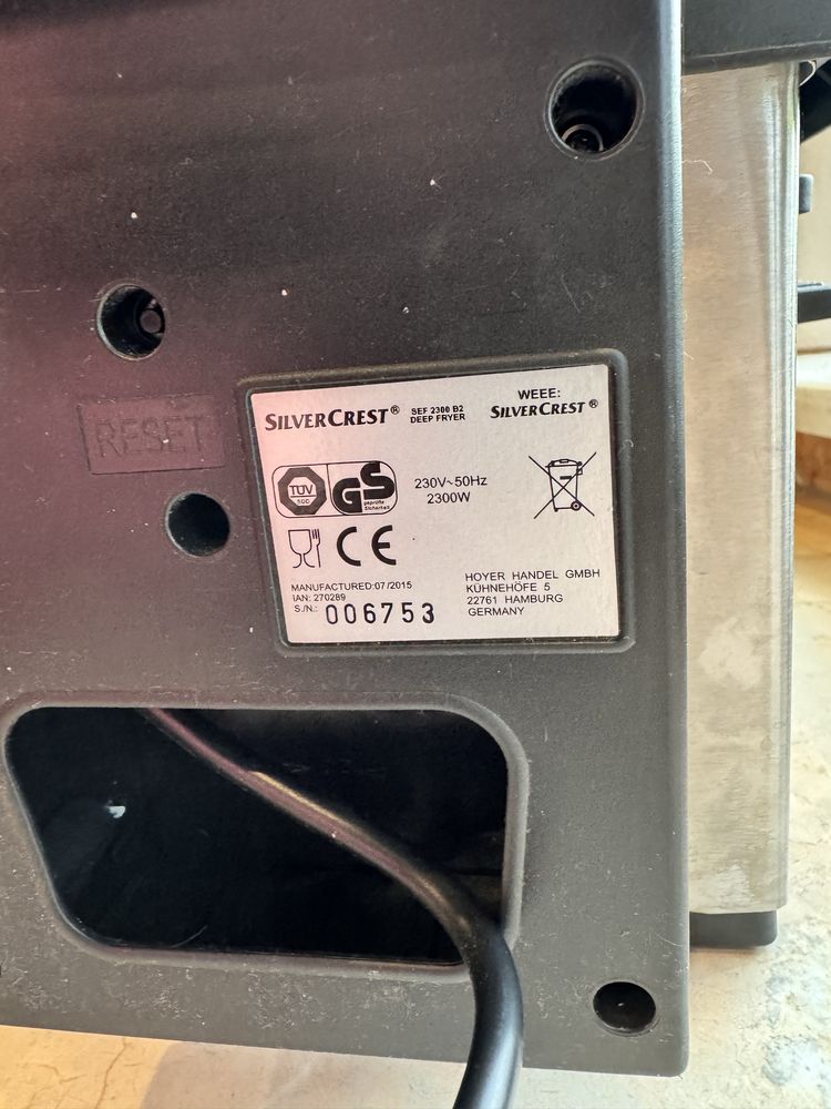 Frytkownica elektryczna używana