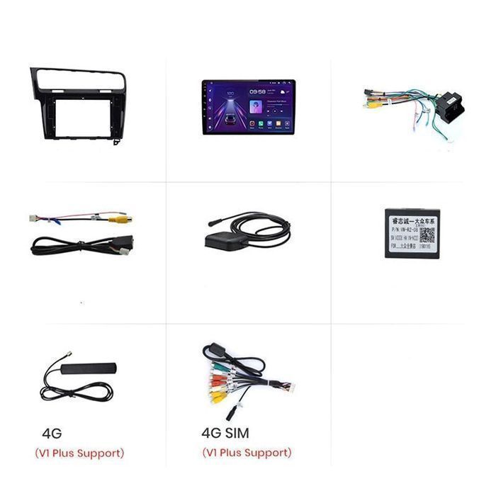 Radio nawigacja Volkswagen VW Golf 7 Android Auto 6GB 128GB