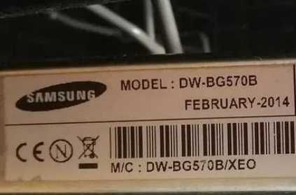 Części Zmywarka Samsung DW-BG570B części