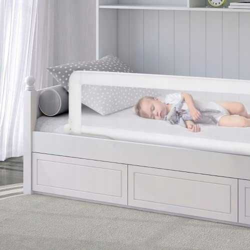 Barierka na łóżko ASALVO- biel