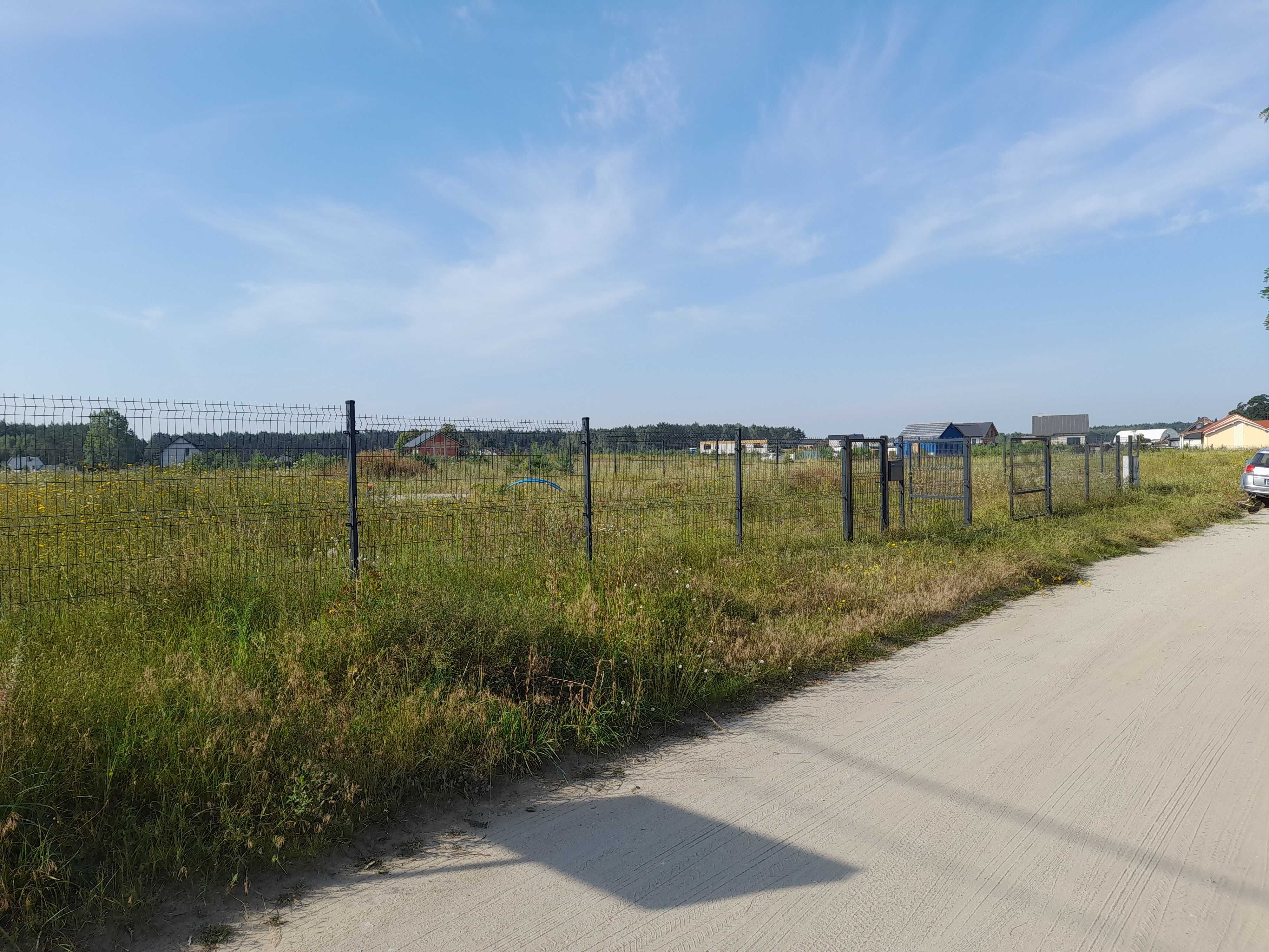 Działka budowlana Wymysłowo, MPZP, nowe osiedle, ogrodzona, prąd