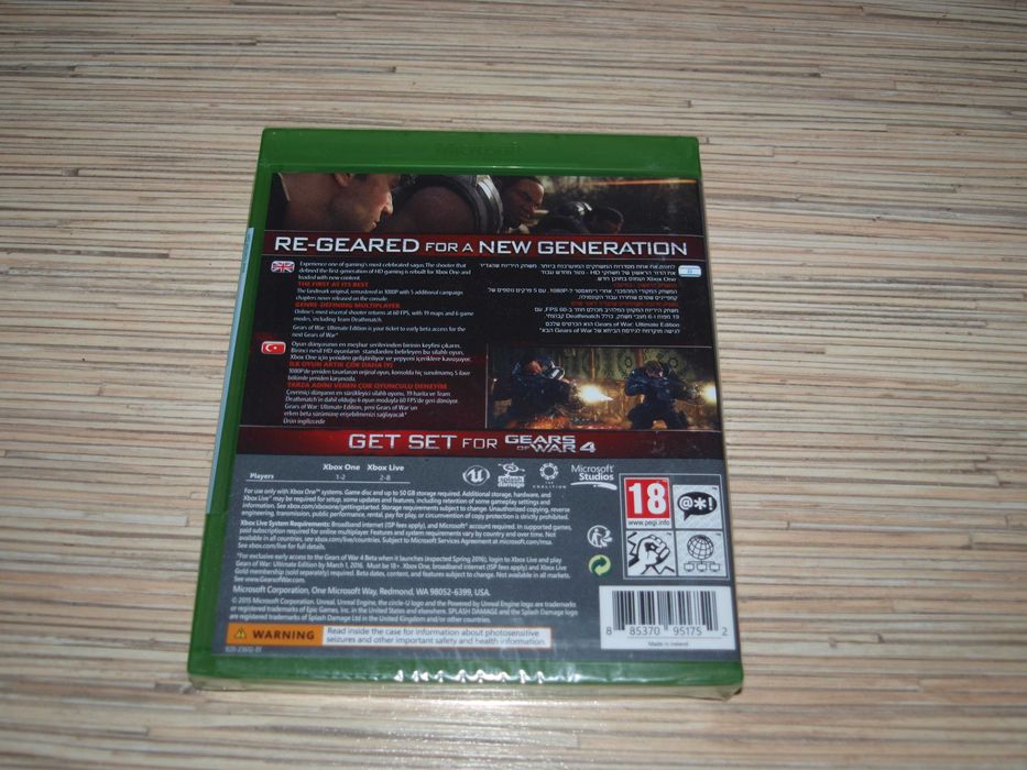 Gra Gears Of War Ultimate Edition xbox one series x nowa!!!