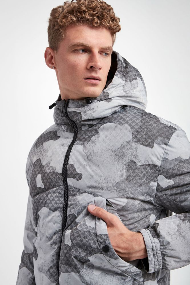 Мужская куртка пуховик Emporio Armani,56,58