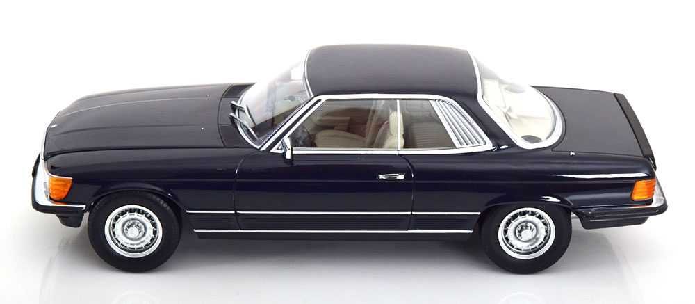 Model 1:18 KK-Scale Mercedes-Benz 500 SLC (C107) 1981 dark blue
