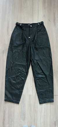 Skórzane spodnie Zara 36