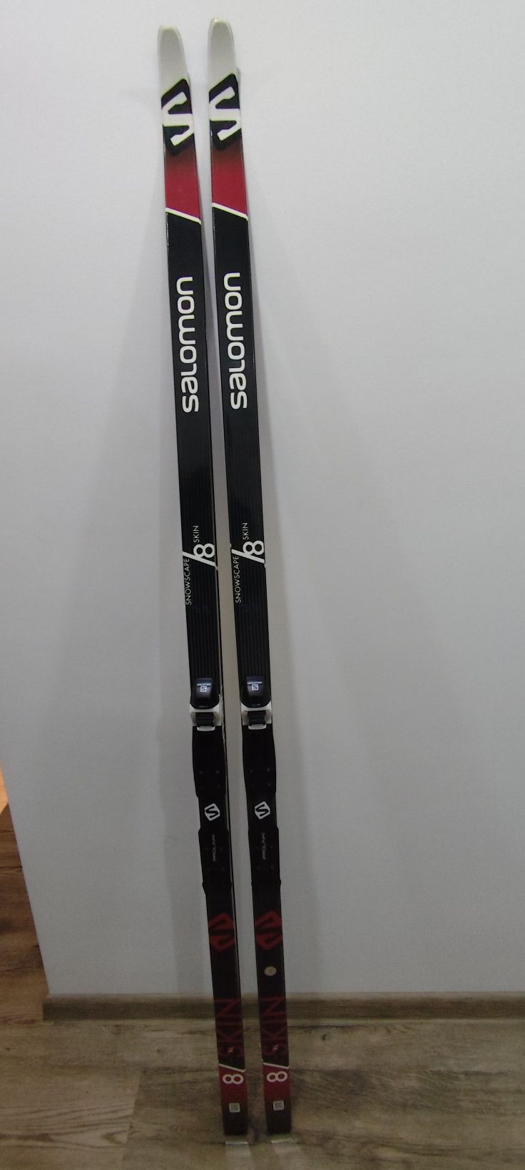 Narty biegowe Salomon snowscape 8 skin, z foką , prawie nowe raz użyte