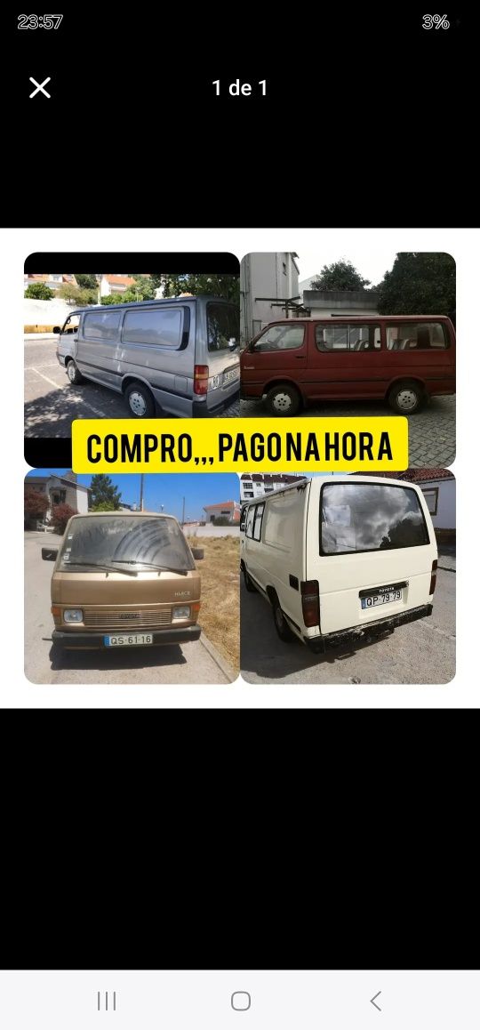 Toyota hiace mesmo com avaria