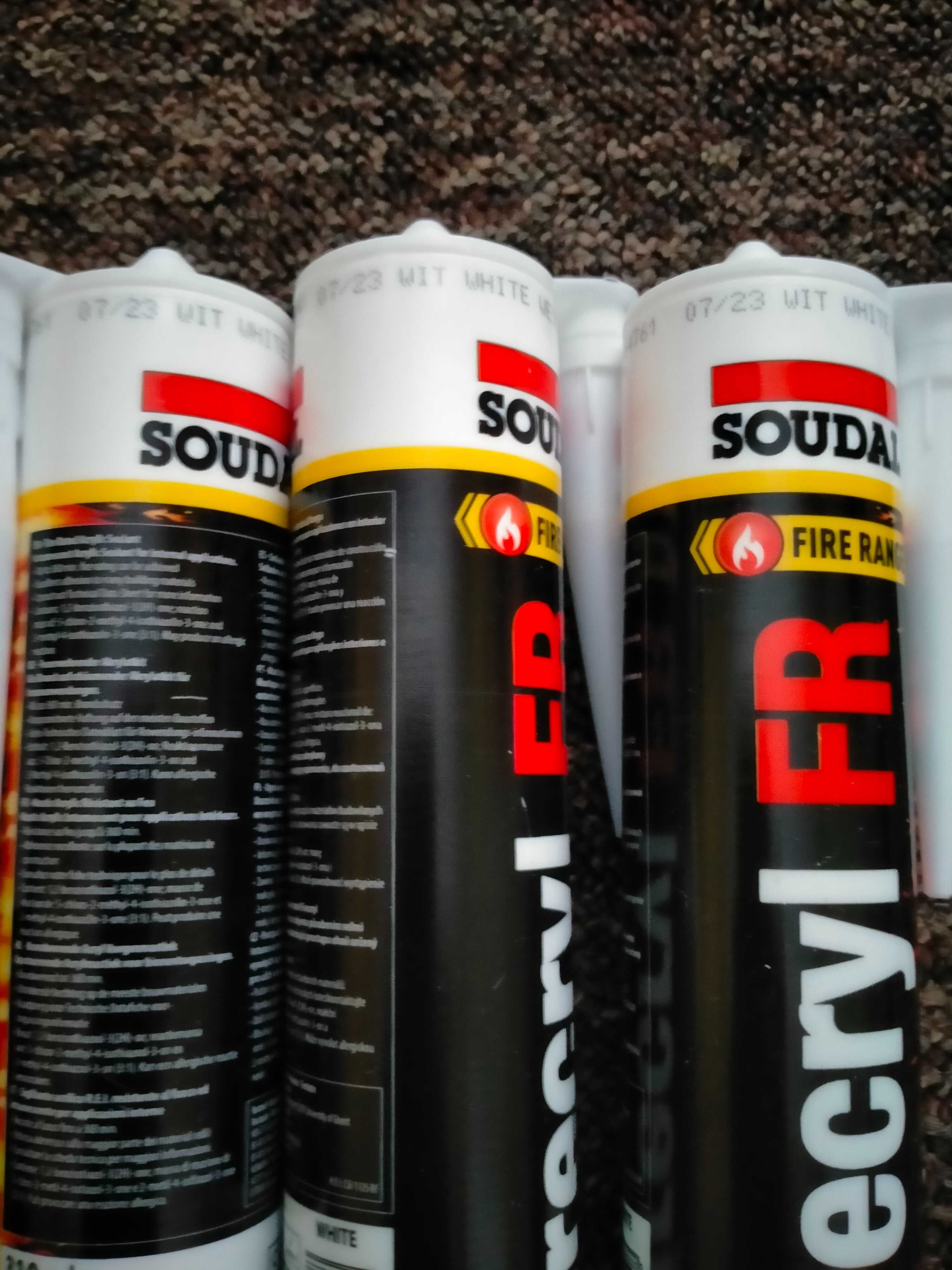 Soudal Akryl Firecryl FR 310 ml biały 3 szt.