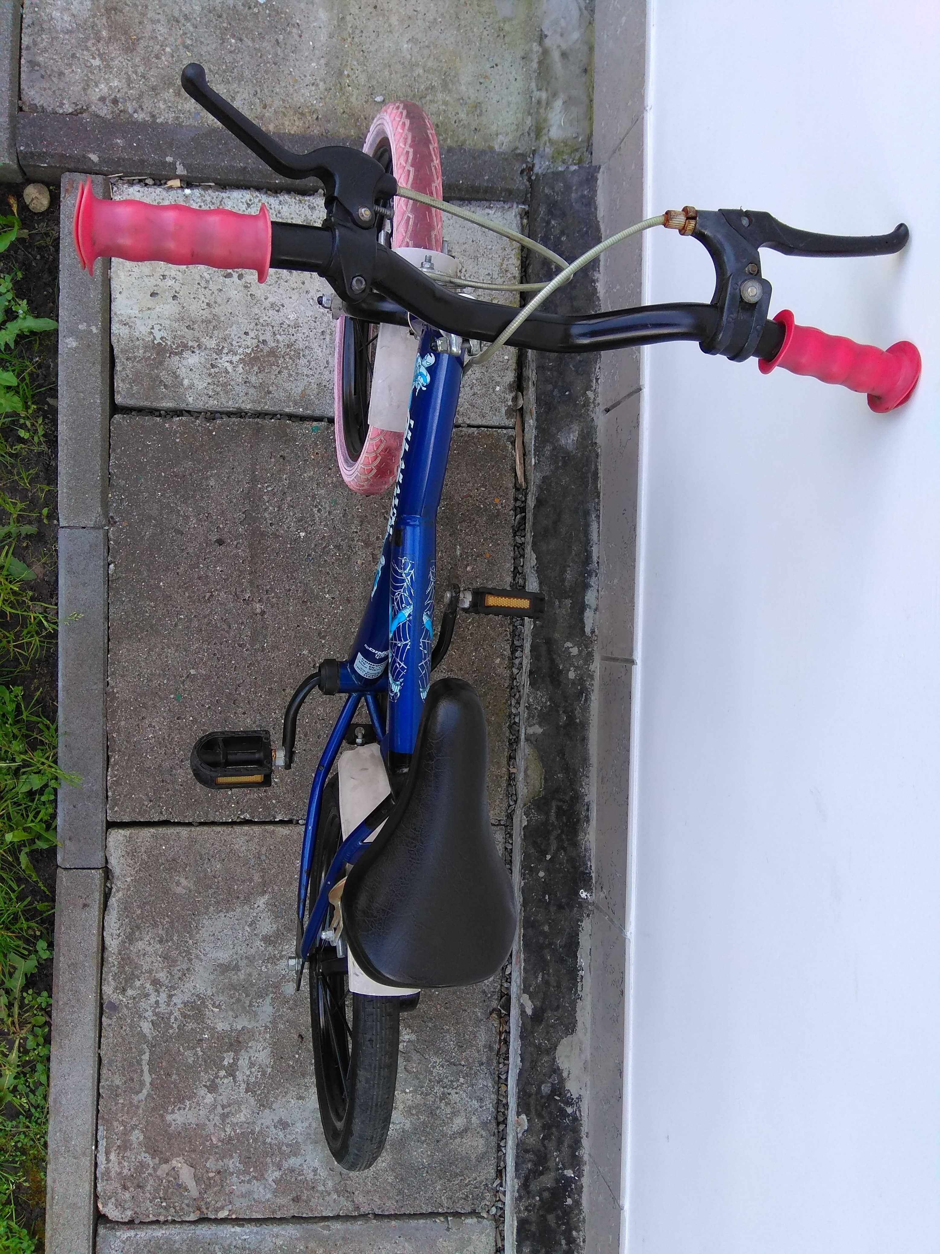 Rower dziecięcy BMX Spiderman koła 16 cali 16"