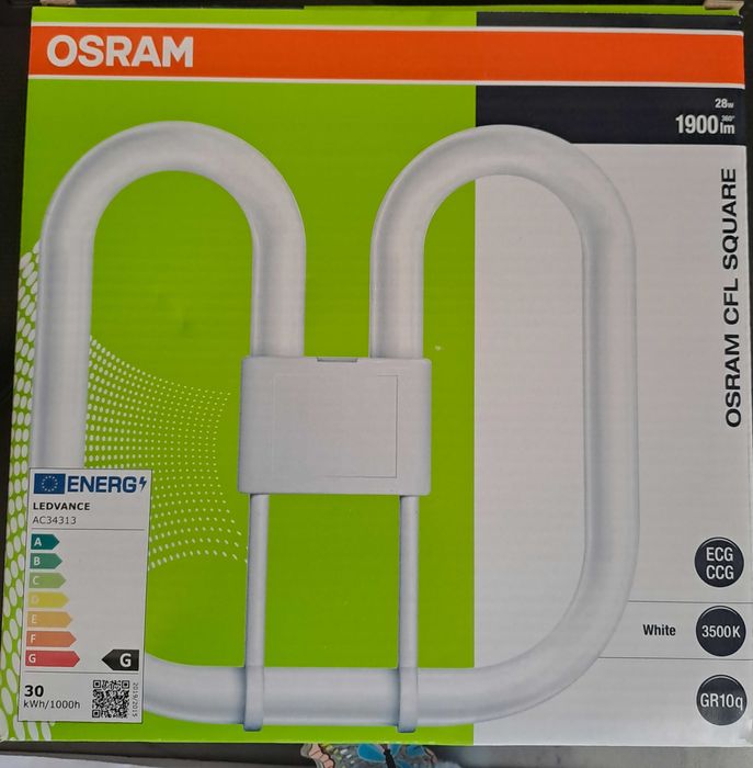 Люмінесцентна електрична лампа osram 28 w
