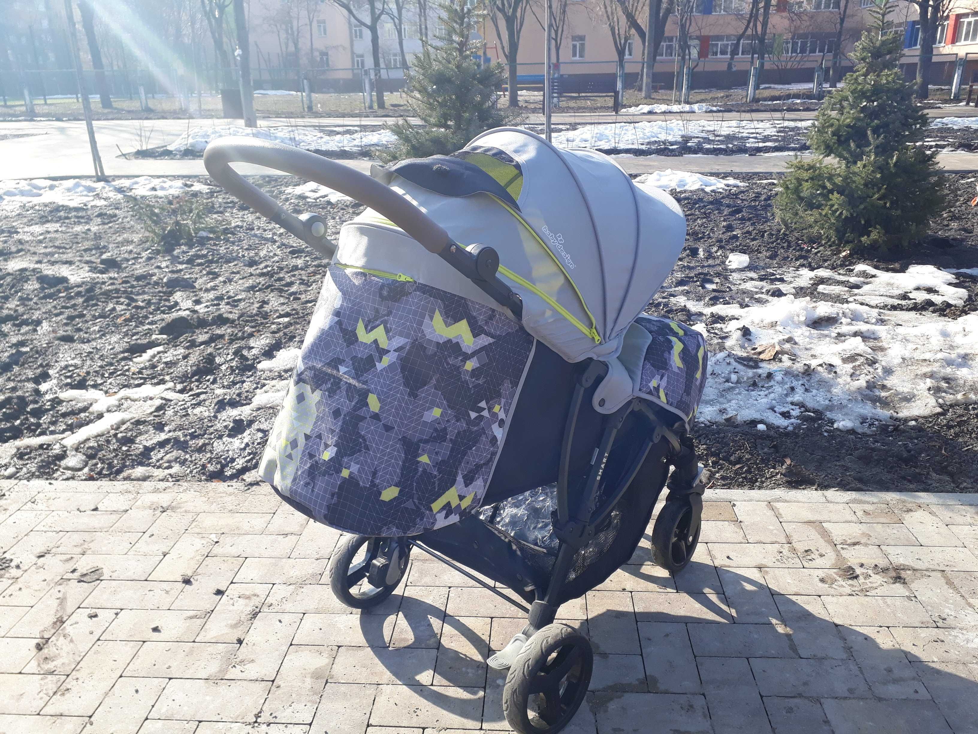 Візок прогулянковий Baby Design Smart дитячий
