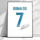 Plakat A3 Cristiano Ronaldo Real Madryt