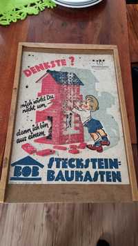 1958 Stary zestaw klocków klocki BOB DDR klocki