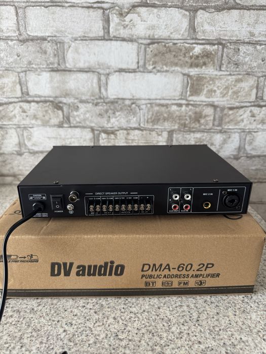 Трансляційний мікшер-підсилювач з USB DV audio DMA-60.2P