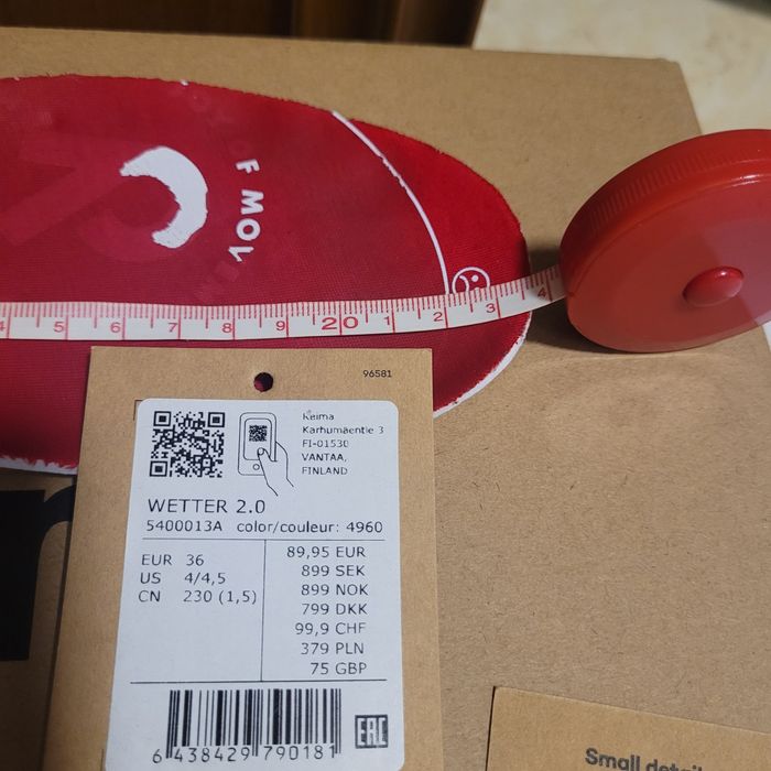 Buty wodoodporne używane Reima r. 36- 23cm róż fiolet