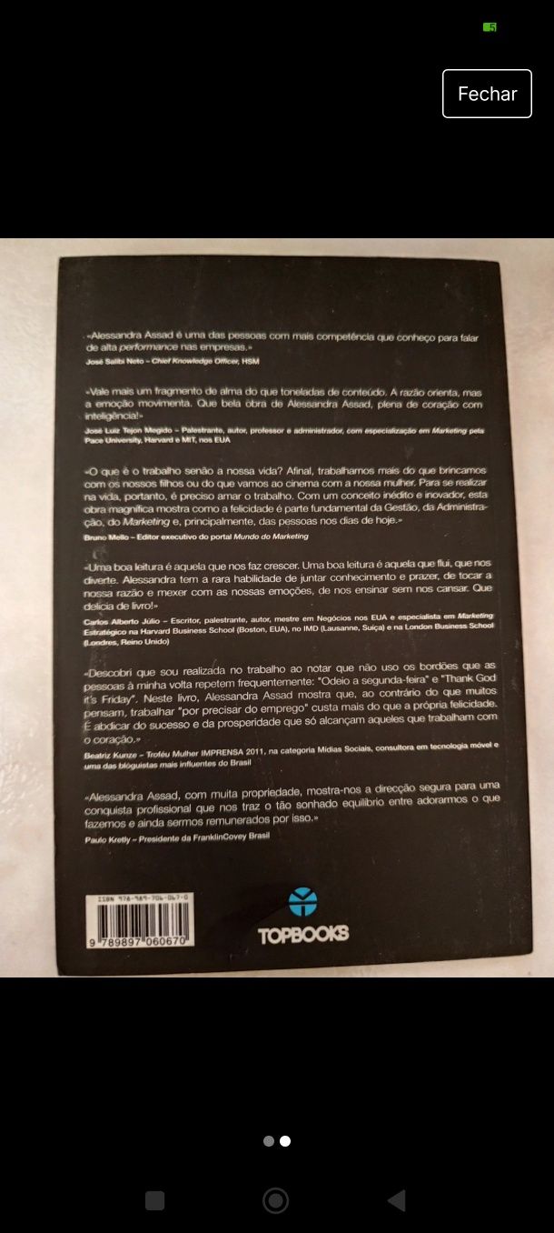Livro leve o seu coração para o trabalho