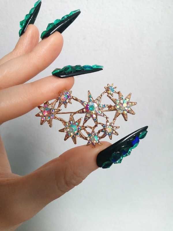 Broche / pregadeira / alfinete de peito - constelação de estrelas, AB