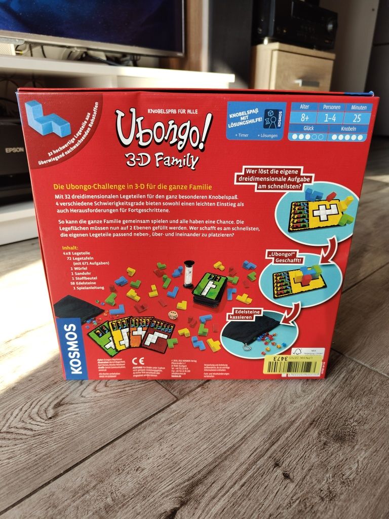 Ubongo 3D Family - gra planszowa !