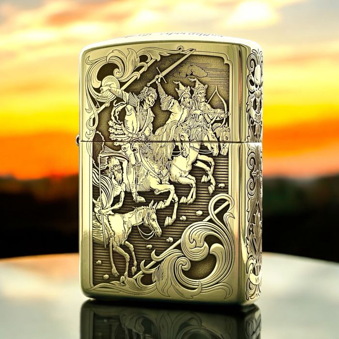 Нова оригінальна запальничка Zippo Armor Four Horsemen of Apocalypse