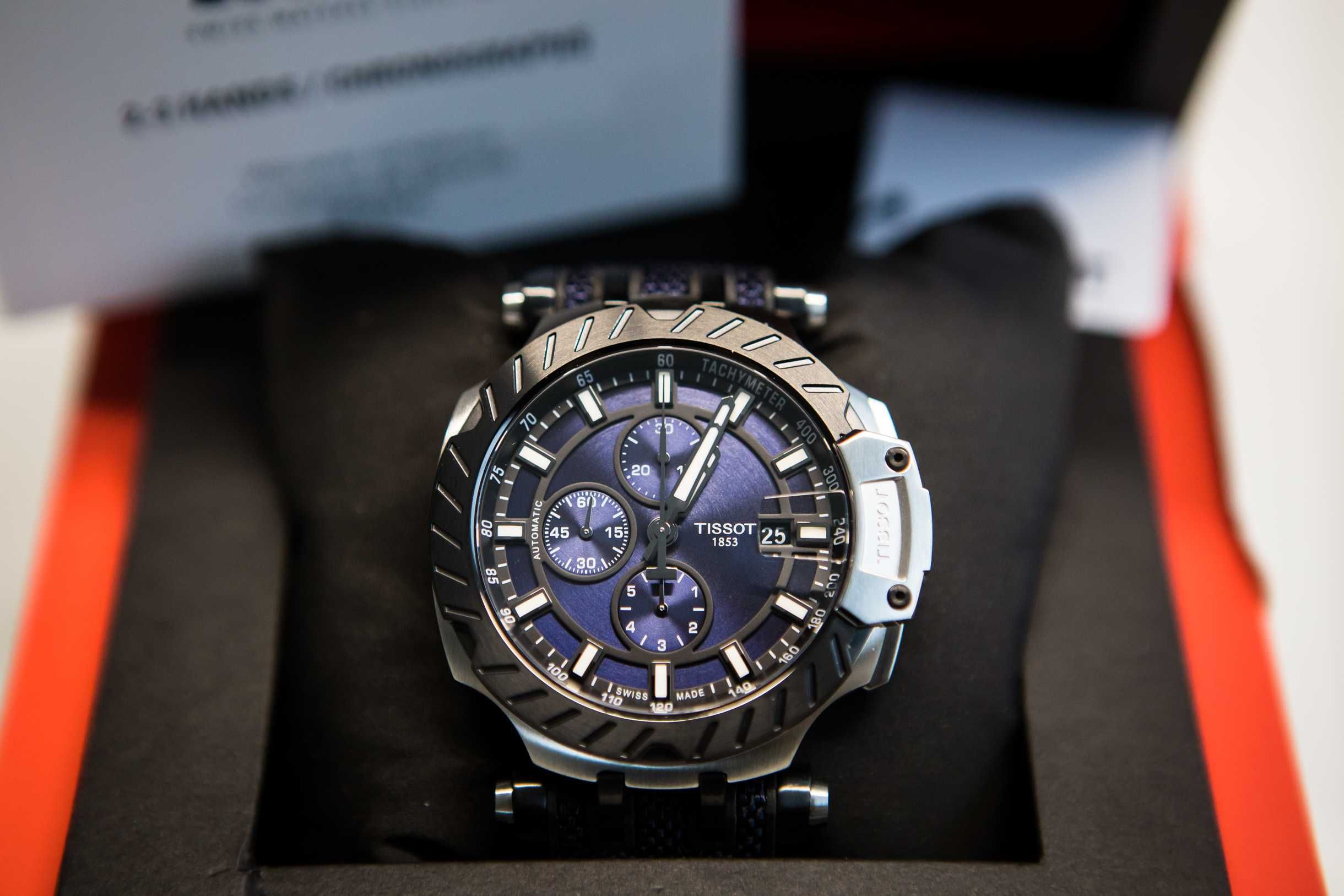 Nowy Tissot T-Race Automatic Chrono T115.427.27.041.00 męski zegarek