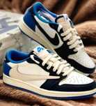 TravisScott\Jordan1*Retro*DamskieNikeAIrniebieski UnisexTrampki.42
