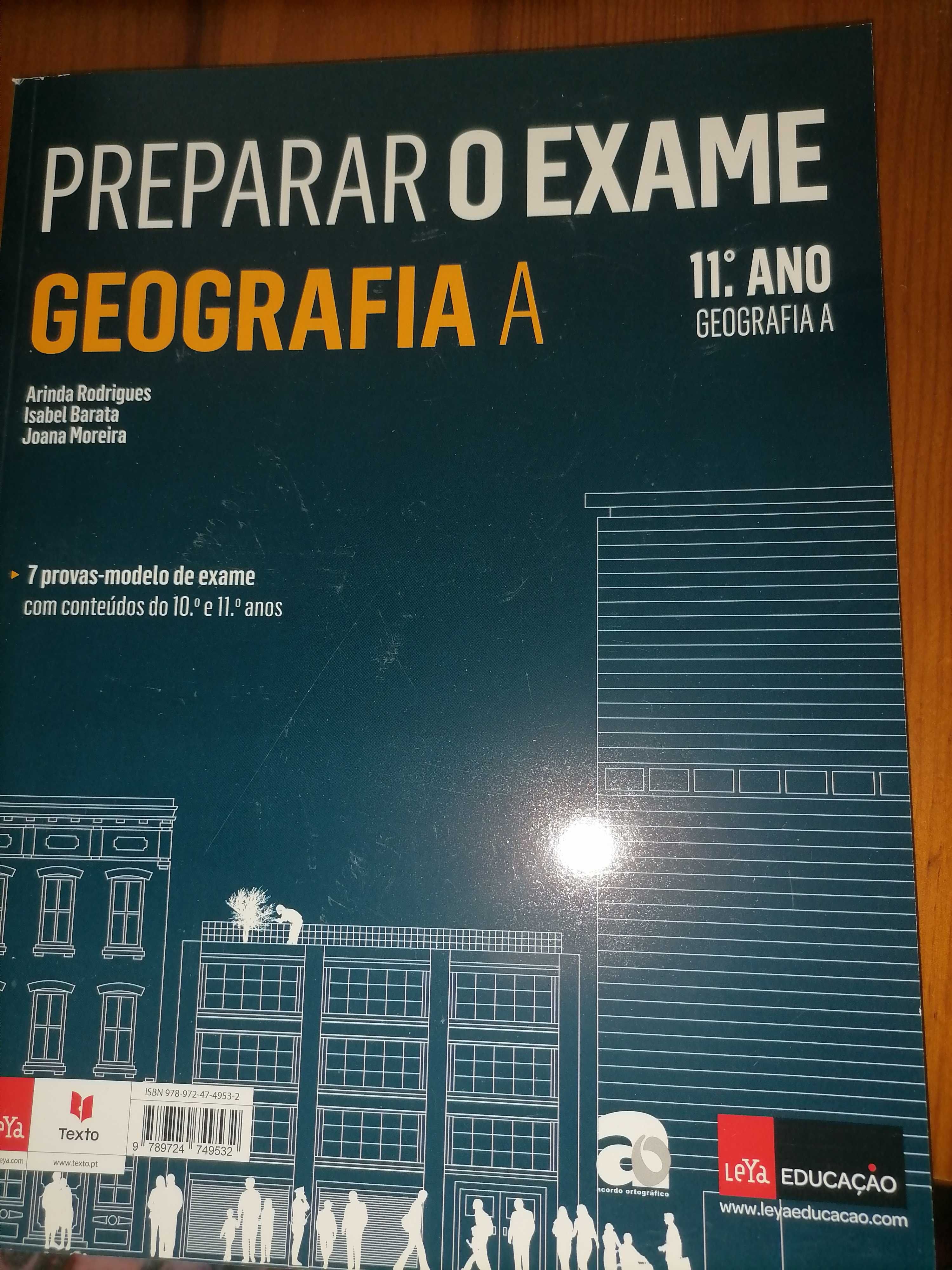 Geografia A – 11 ano -  caderno e preparar para o exame