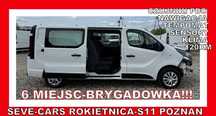 Renault TRAFIC 6 miejsc, L2H1, brygadowka, LONG, klima navi tempomat czujniki pdc  6 miejsc, brygadowka, LONG, L2H1, klima,navi,tempomat, pdc, doka