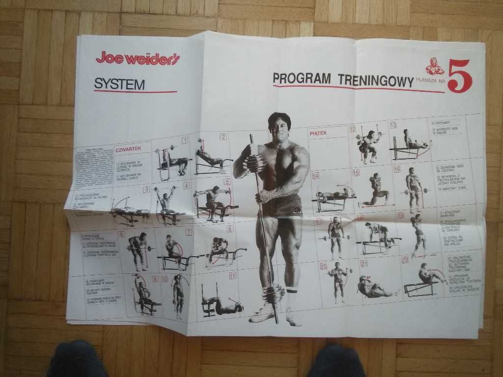 Kulturystyka System Joe Weidera plany ćwiczeń Trening Siłowy + plansze