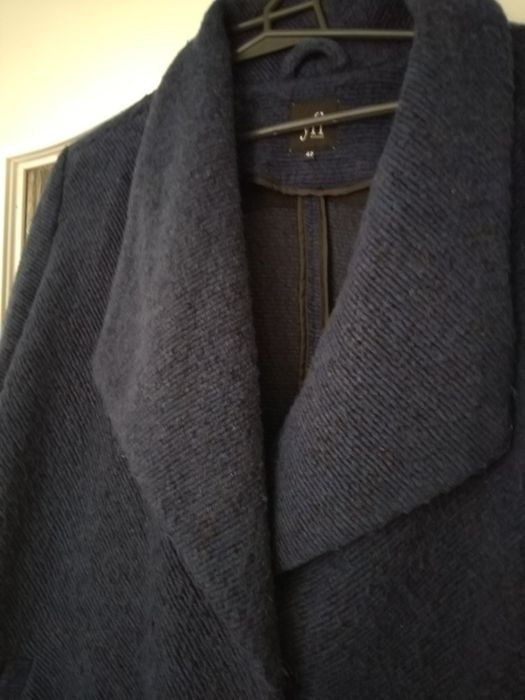 Granatowy płaszczyk damski Reserved r. 42/44