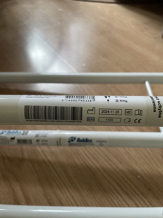 Zestaw uchwytów łazienkowych dla osób niepełnosprawnych