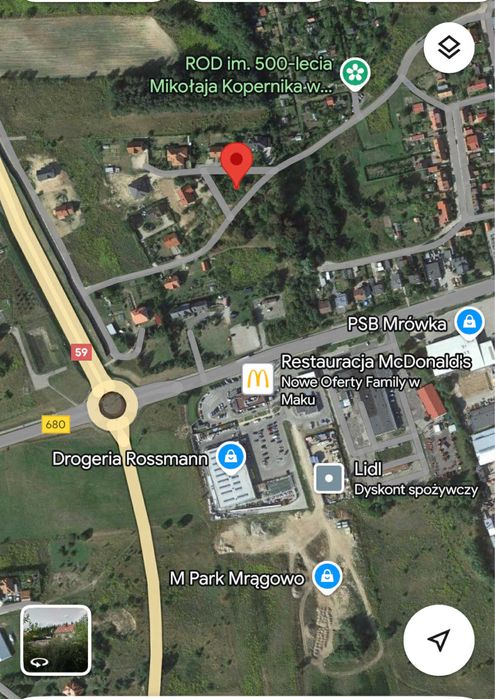 Działka Marcinkowo/Mrągowo