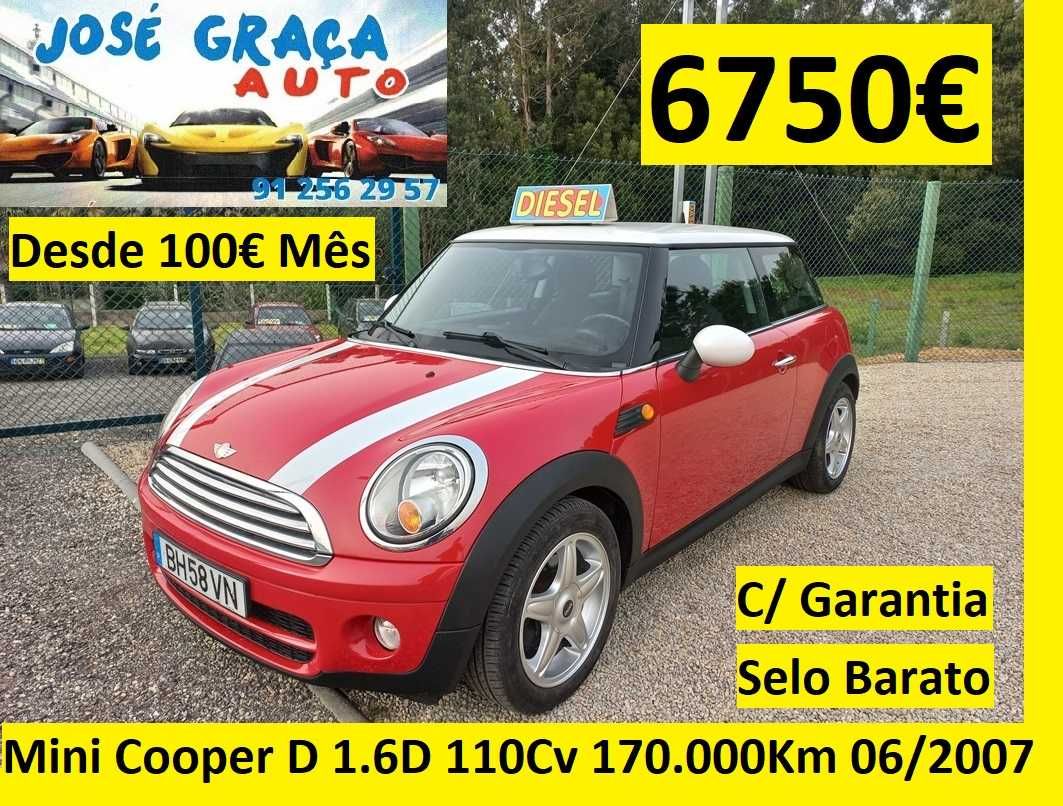 MINI Cooper D 1.6D 110Cv 170.000Km SELO BARATO 06/2007