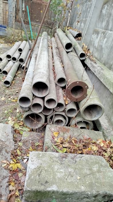 Азбестова труба з зовнішнім діаметром 200 мм та 100 мм