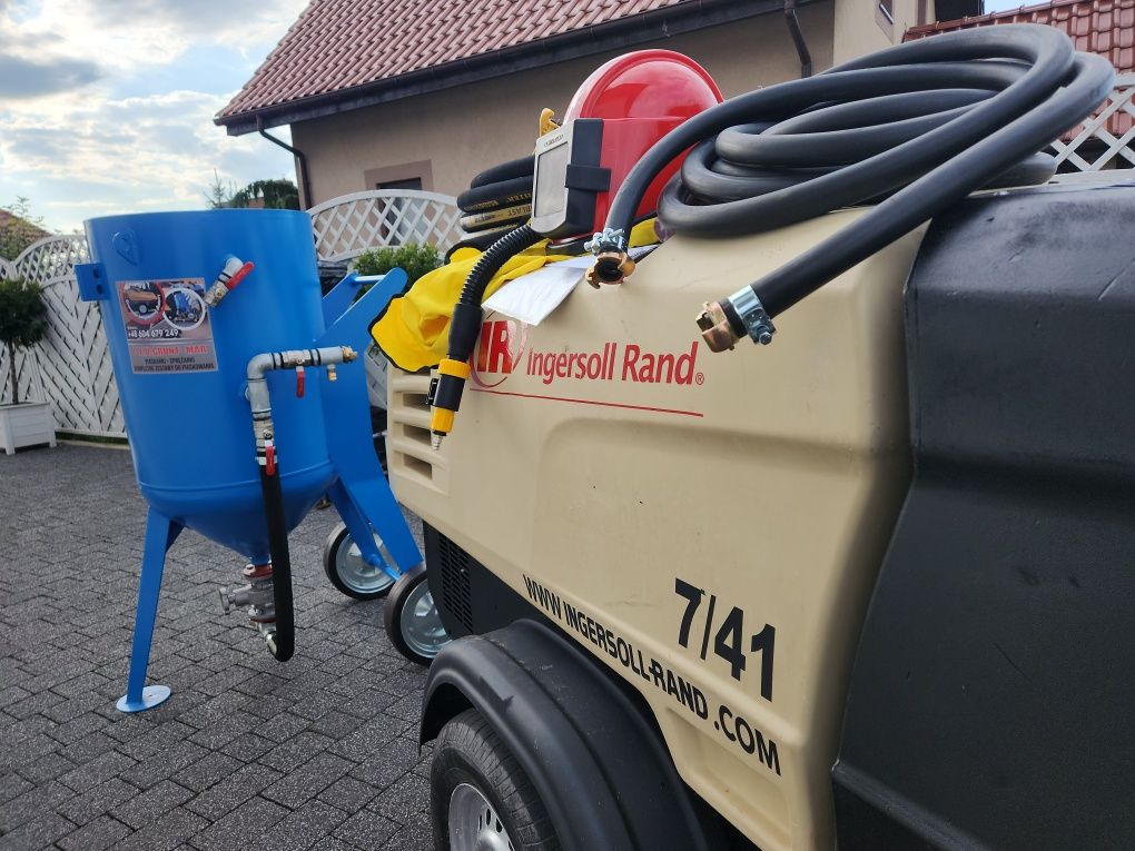 Piaskarka sprężarka kompresor  Ingersollrand dostawa szkolenie w cenie