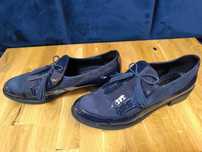 Loafersy granatowe damskie, Sagan, rozmiar 40