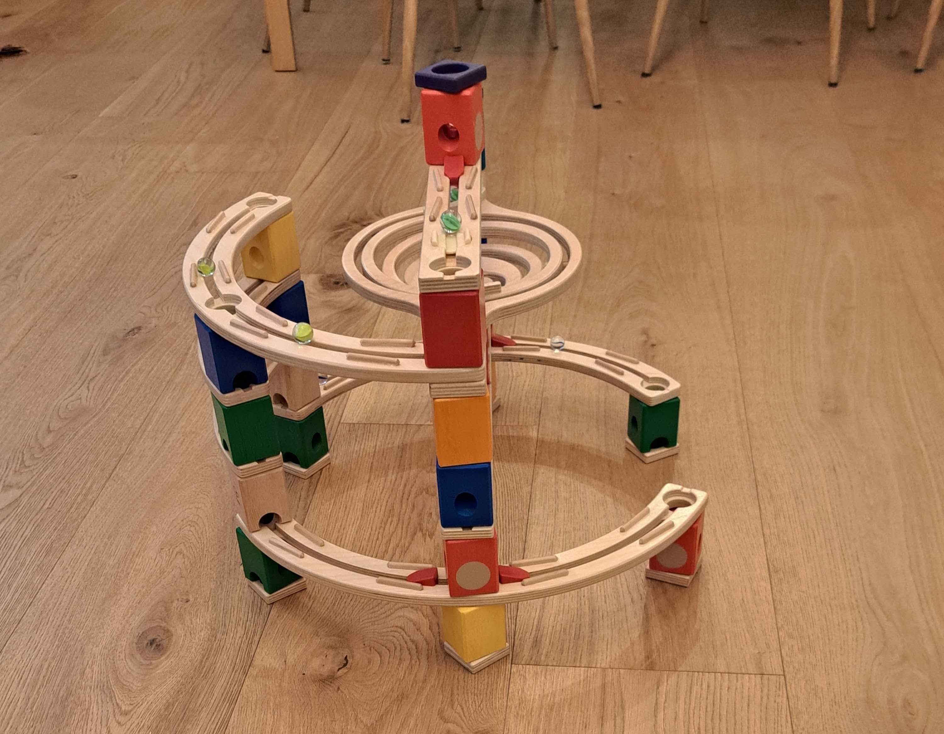 Kulodrom Hape Quadrilla Loop de Loop - Drewniana zjeżdżalnia dla kulek