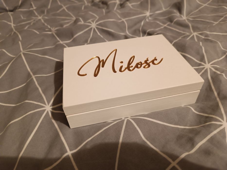 Zestaw pudełko weselne