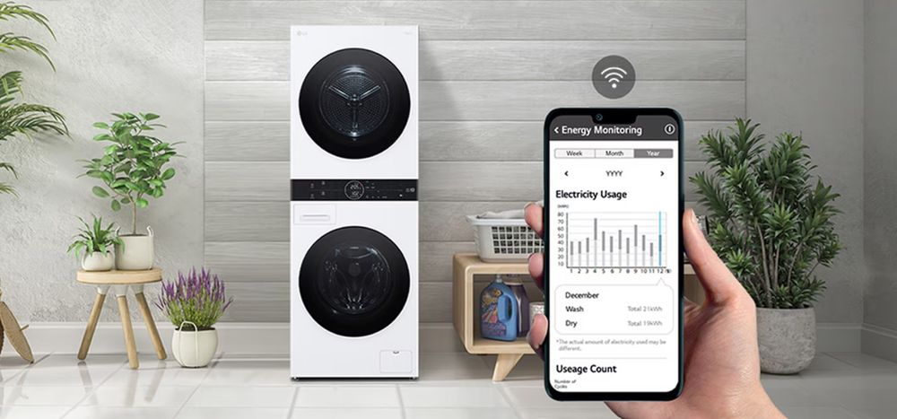 Пральна машина та сушка LG WT1210WWF