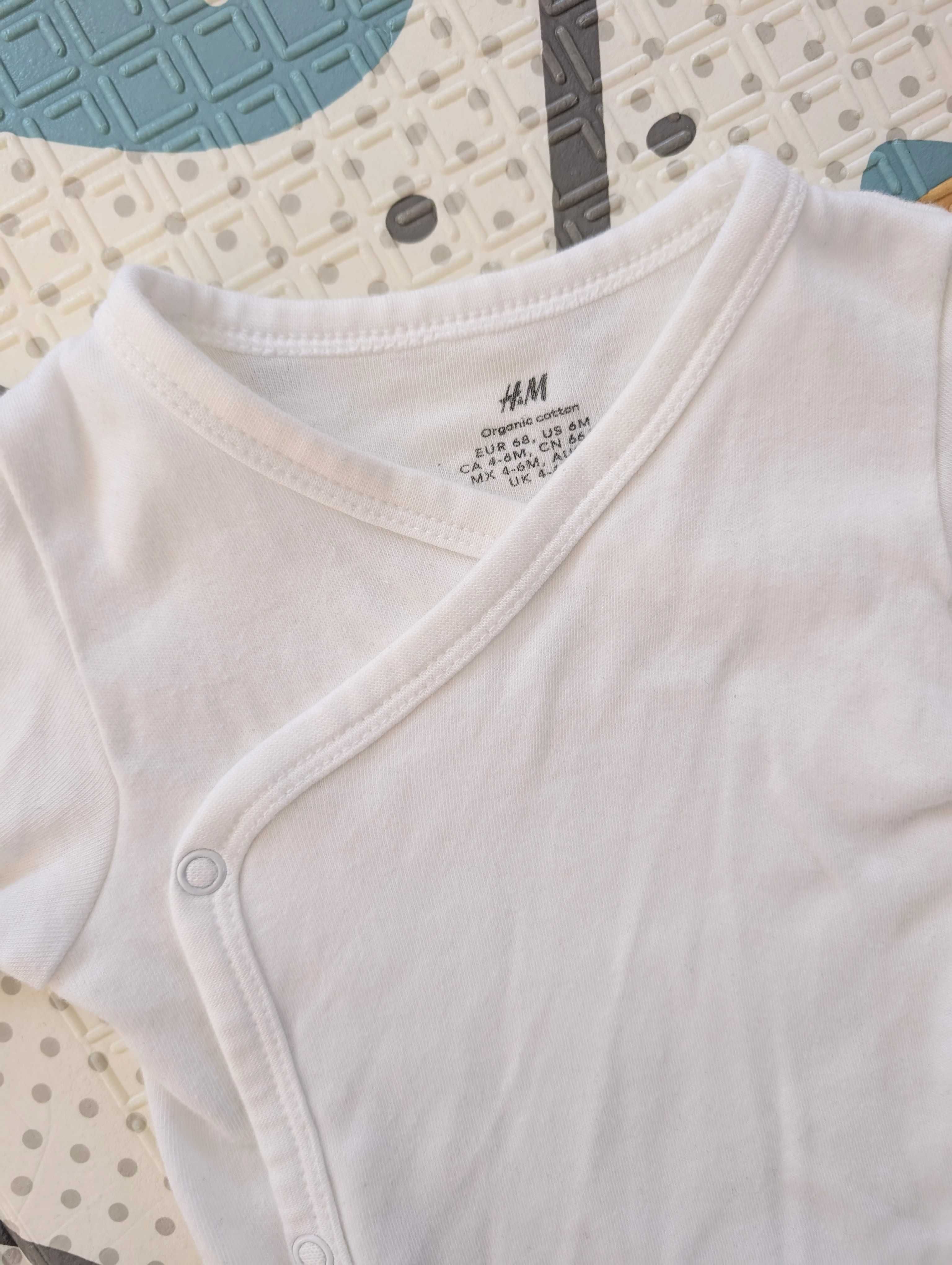 Body kopertowe białe h&m 68 stan bdb