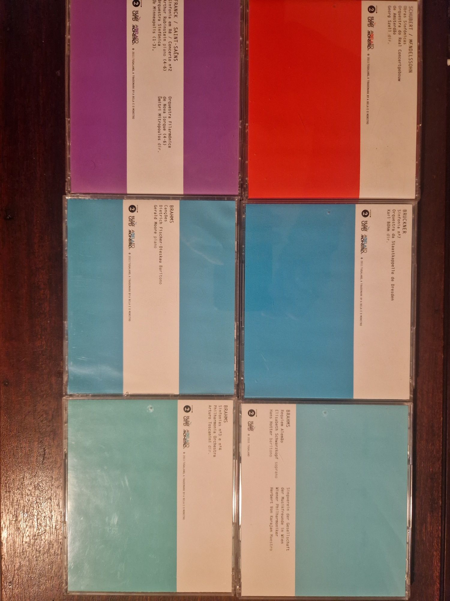 22 CD Musica Classica. Colecção Pantone