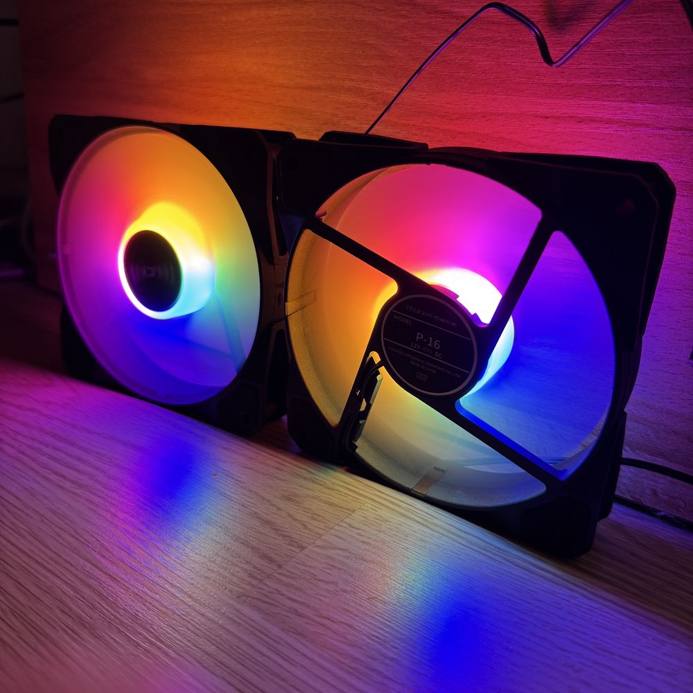Кулер (95W/160W) / Вентилятор (120mm/120mm) з RJB-Підсвіткою для ПК,PC
