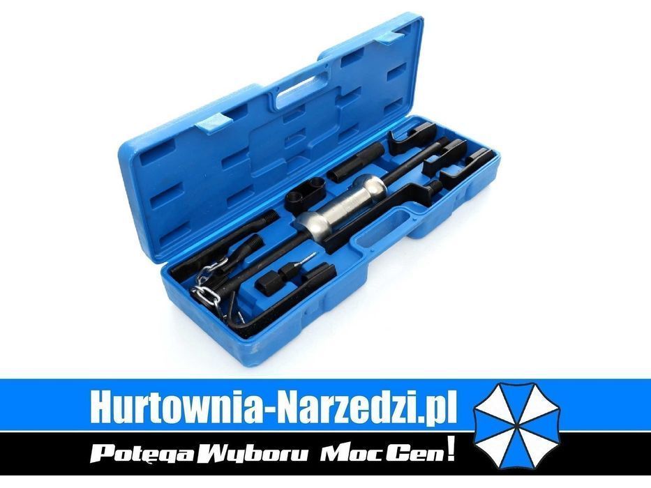 Ściągacz, młotek bezwładnościowy, puller blacharski 10T 13-elementów